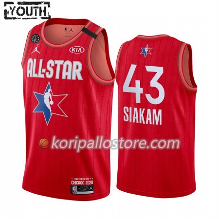 Toronto Raptors Pascal Siakam 43 2020 All-Star Jordan Brand Punainen Lasten Pelipaidat Swingman
